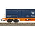 24566 H0 Containertragwagen Sgnns mit E-Aufbau, CH-Wasco, Ep. VI Thumbnail 4