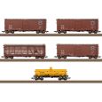24915 H0 5er Set Güterwagen, SP, Ep. III
