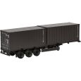 747240 H0 Containerauflieger 3achs mit 2 x 20ft. Container "Bundeswehr" Thumbnail 2