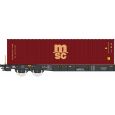 96010105 H0 Containertragwagen Sggnss, Rhein-Cargo, Ep. VI 'msc, MAERSK' Thumbnail 2
