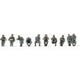 16622 H0 Geschützbedienung, aufgesessen, Luftwaffe 1939-45, 10 unbemalte Figuren Thumbnail 1