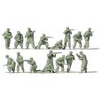 16624 H0 Fallschirmjäger im Gefecht, 16 unbemalte Figuren Thumbnail 1