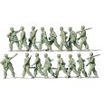16625 H0 Fallschirmjäger im Marsch, 16 unbemalte Figuren Thumbnail 1