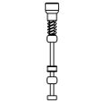 ET57194-32 H0 Schneckenwelle komplett mit Buchsen Thumbnail 1