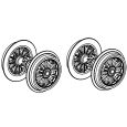 ET51180-171 H0 DC-Radsatz mit Zahnrad, 2 Stück Thumbnail 1