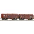 72246 H0 2er Set Teleskophaubenwagen mit Graffiti, DB AG, Ep. V Thumbnail 1