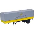 31600 TT Sattelauflieger HLS 100.02, Pritsche/Plane, Deutsche Post
