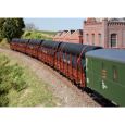 46563 H0 3er Set Rungenwagen, DB, Ep. IV, mit Stahlröhren-Beladung, Set 1 Thumbnail 3