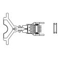ET57520-33 H0 Kupplung elektrisch mit Pins, Wagen A Thumbnail 1