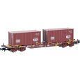 H23202 N Containerwagen Sgjkkmms 699, DB, Ep. IV 'DB/TFG'