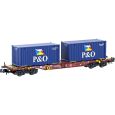 H23203 N Containerwagen Sgjkkmms 699, DB AG, Ep. VI 'P&O'