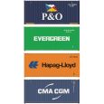 H9016 N 4er Set 20' Container, Set 1