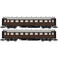 120173 TT 2er Set Personenwagen C4Ü Sa 07, K.Sächs.Sts.E.B., Ep. I