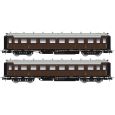 87173 H0 2er Set Personenwagen C4Ü Sa 07, K.Sächs.Sts.E.B., Ep. I