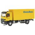 8117 H0 MB ACTROS 2-achs Kofferaufbau, GleisBau, Funktionsmodell