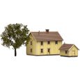 409202G N Gebäudebausatz Lyngstad gard, gelbbeige, LaserCut Thumbnail 1