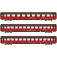 24000 N 3er Set Personenwagen Amz+2xBmz EC 64, ÖBB, Ep. IV
