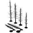WTR1124 H0/TT/N Rohlinge für Nadelbäume, 6-10 cm, 70 Stück