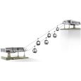 JC82491 H0 Seilbahn D-Line Flying Mozart + 6 Omega V Gondeln