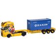 320672 H0 DAF XG+ Container-Sattelzug "Acargo / 20 ft. Open Top Hanjin"