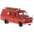 34161 H0 Ford Transit der Feuerwehr rot/weiß
