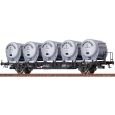49136 H0 Behältertragwagen BTmms58, mit Dikr 602 "Von Haus zu Haus", DB, Ep. III Thumbnail 1
