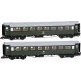 120197 TT 2er Set Personenwagen C4Ü Sa 07, DR, Ep. IV, mit Innenbeleuchtung