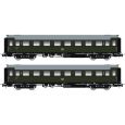 87183 H0 2er Set Personenwagen C4üSa07, DR, Ep. III, mit Innenbeleuchtung Thumbnail 1