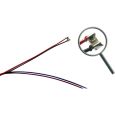 50291 LED SMD 0201 mit Kupferlackdraht Draht Kabel rot, 10 Stück Thumbnail 2
