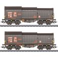 46876 H0 2er-Set Teleskophaubenwagen Bauart Shimmns 708, DB AG, Ep. V Thumbnail 1