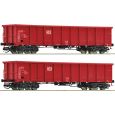 6680052 TT 2er Set offene Güterwagen Eanos-x DBAG Ep.VI Thumbnail 1