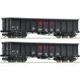 6680053 TT 2er Set offene Güterwagen Eanos Ermewa Ep.VI Thumbnail 1