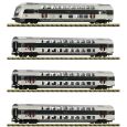 6270130 N 4er Set Doppelstockwagen DSB Ep.VI DCC Thumbnail 1