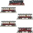 LGB 26818 Dampflok + 37736 + 37737 Personenwagen + 37712 Gepäckwagen Thumbnail 1