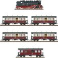 LGB 26818 Dampflok + 37712 Gepäckwagen + 37737 + 37736 Personenwagen Thumbnail 1