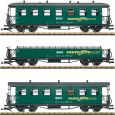 LGB 32357 +  36362 + 36370 SDG Fichtelbergbahn Wagenset Thumbnail 1