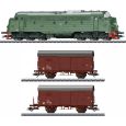 Märklin 39686 Diesellokomotive Di3 + 46067 Güterwagen-Set NSB , Ep. III Thumbnail 1