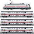 Märklin 37449 Elektrolokomotive + 43486 + 43490 Doppelstock-Mittelwagen SET Thumbnail 1