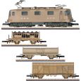 Märklin 88597 Elektrolokomotive + 82310 + 86004 + 86236 Echtbronze SET Thumbnail 1