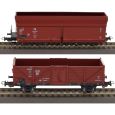 Piko 54246 + 54864 Güterwagenset Ommu44, OOt47, DR, Ep. III Thumbnail 1