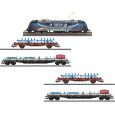 Märklin 36649 H0 E-Lok BR 185.2 + 47151 + 46405 Rungenwagen SET Thumbnail 1