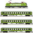 Minitrix FlixTrain N BR 193 862-0 Vectron + 3er Set Personenwagen Thumbnail 1