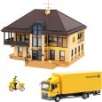 130888 Postamt + 317689 H0 MAN TGL-LKW Post + 16522 H0 Tiny-Scenes Post Thumbnail 1