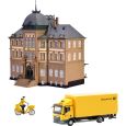 43765 H0 Hauptpostamt + 2x Tiny-Scenes Post + MAN TGL LKW Post Thumbnail 1