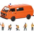 098281 H0 Volkswagen (VW) T3 Feuerwehr + 151679 Feuerwehrkräfte Thumbnail 1