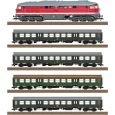 Trix 22407 H0 Diesellok BR 132 + 23180 + 23181 Personenwagen-Set