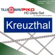 Tillig / Piko A-Gleis Kreuzthal Modellbahnanlage Gleisplan
