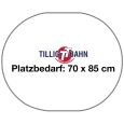 Tillig TT Gleisoval Bettungsgleis