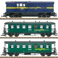 LGB 26451 G Diesellok L45H-083, SDG + 36370 + 36363 Bistrowagen