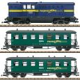 LGB 26451 G Diesellok L45H-083, SDG, + 2x 36370 Personenwagen